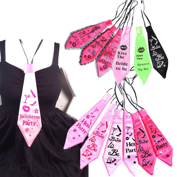 Bachelorette Party Statement Ties