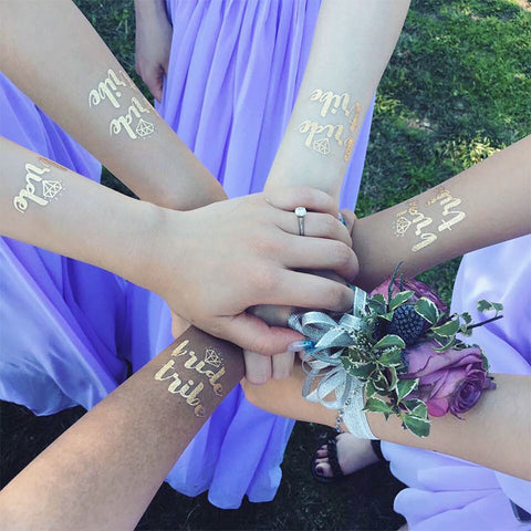 Bridal Shower Temporary Tattoo