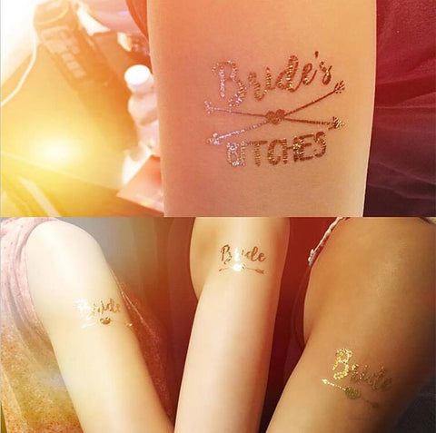 Bridal Shower Temporary Tattoo