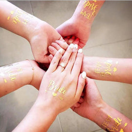 Bridal Shower Temporary Tattoo