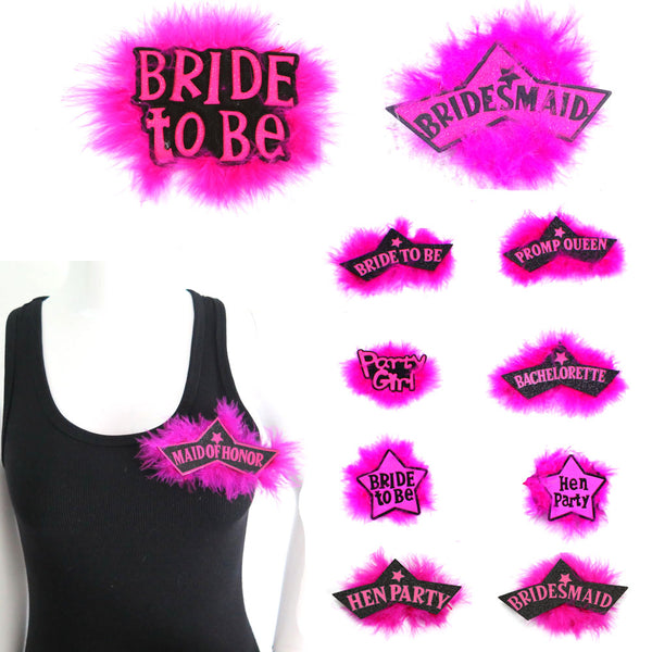 Bachelorette Party Fur Badge