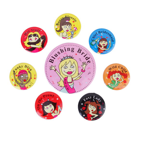 Hens Night Badge Set