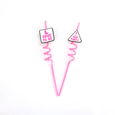 Bride to Be Drinking Straws