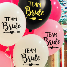 Team Bride Latex Balloon