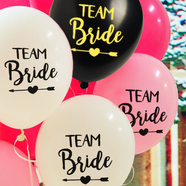Team Bride Latex Balloon