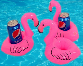 Floating  Flamingo Inflatable Canned Drink Holder