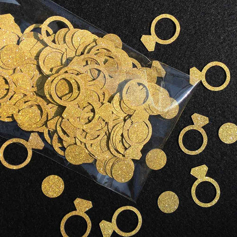 Gold Ring Confetti