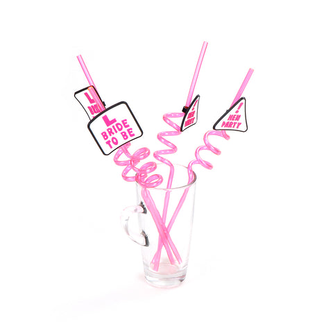 Bride to Be Drinking Straws