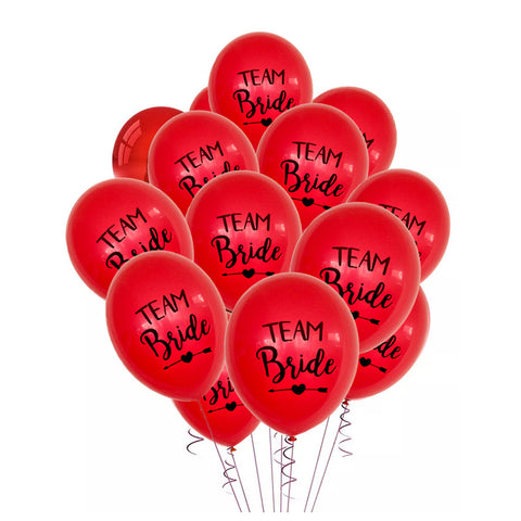 Team Bride Latex Balloon