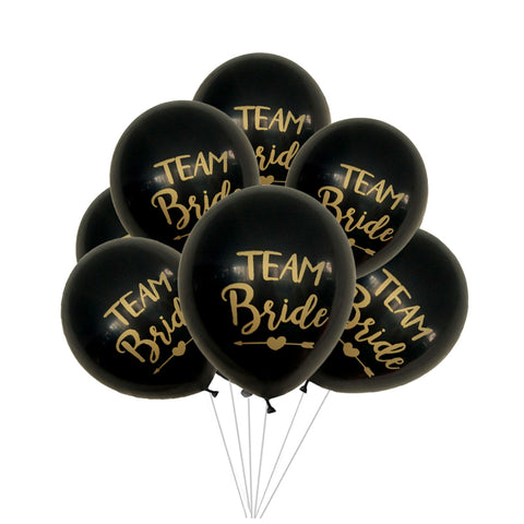Team Bride Latex Balloon