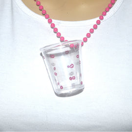 30pcs Bachelorette Party Hot Pink Lips Print Shot Glass