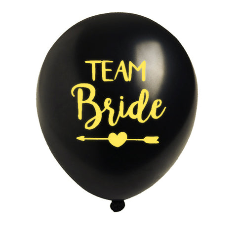 Team Bride Latex Balloon