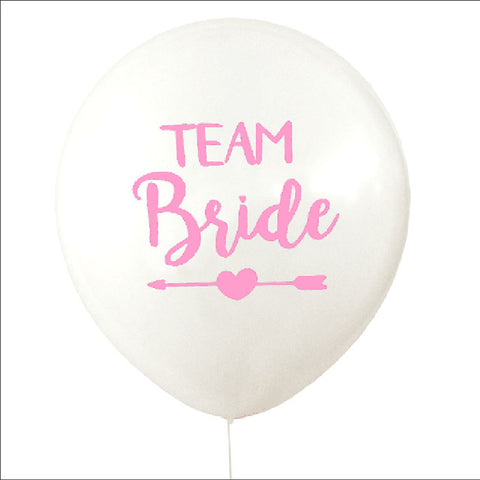 Team Bride Latex Balloon