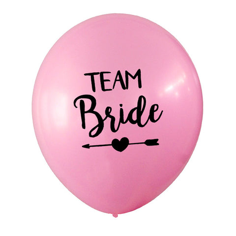 Team Bride Latex Balloon