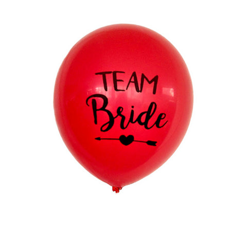 Team Bride Latex Balloon